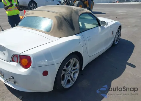 2003 BMW Z4 3.0I z USA, uszkodzony, nr VIN 4USBT53473LT23664